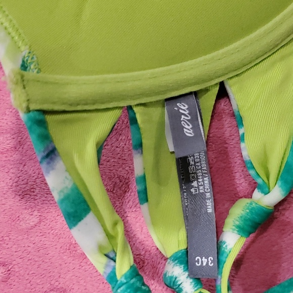 🤑FOR BUNDLES ONLY 🤑 AERIE HALTER SWIM TOP - Picture 6 of 7